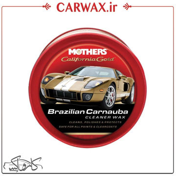 تصویر  واکس و پولیش کاسه ای کارنوبا 5500 Mothers Car California Gold Brazilian Carnauba Cleaner Wax