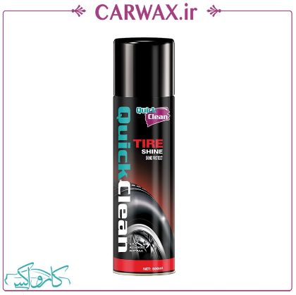 اسپری بدون کف تایر کوئیک کلین Quick Clean Tire Shine اسپری بدون کف تایر کوئیک کلین Quick Clean Tire Shine