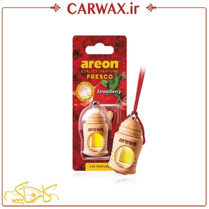 تصویر  خوشبو کننده خودرو فانوسی توت فرنگی آرئون فرسکو Areon Fresco Strawberry