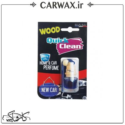 خوشبو کننده آویز چوبی کوئیک کلین  Quick Clean Wood New Car