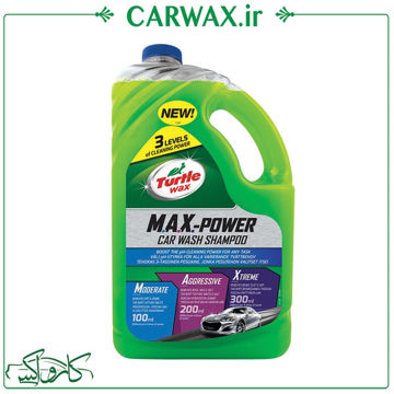 تصویر  شامپو تمیزکننده بدنه خودرو ترتل واکس   Turtle Wax Max Power Car Wash Shampoo