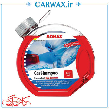 تصویر  شامپو شست شوی بدنه خودرو سوناکس Sonax Car Shampoo Concentrate Red Summer