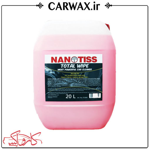 مایع صفرشویی داخل خودرو گالنی 20 لیتری نانوتیس Nanotiss Total Wipe