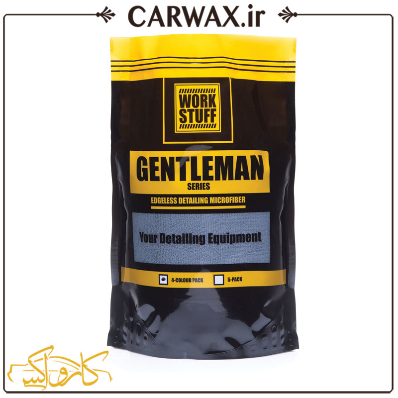 بسته 4 عددی دستمال میکروفایبر ورک استاف Work Stuff Gentleman Mix Basic 4Pack