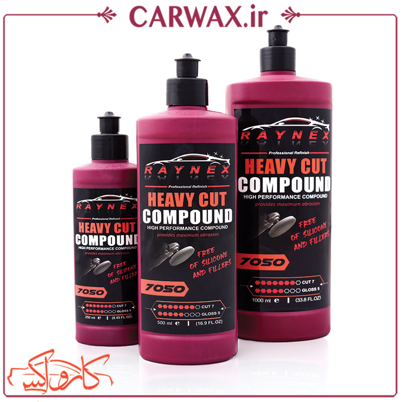 پولیش زبر یک لیتری راینکس Raynex Heavy Cut Compound 7050