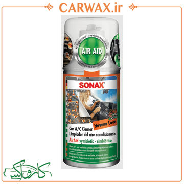 اسپری تهویه کولر سوناکس SONAX Car A/C Cleaner AirAid Symbiotic Havana Love