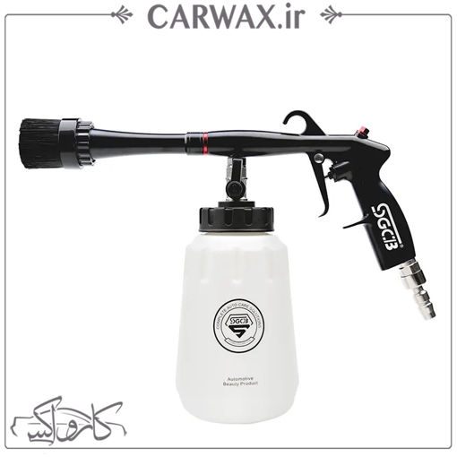 تفنگ تورنادوگان صفرشويی خودرو اس جی سی بی SGCB Tornador Car Cleaning Gun Black Brush