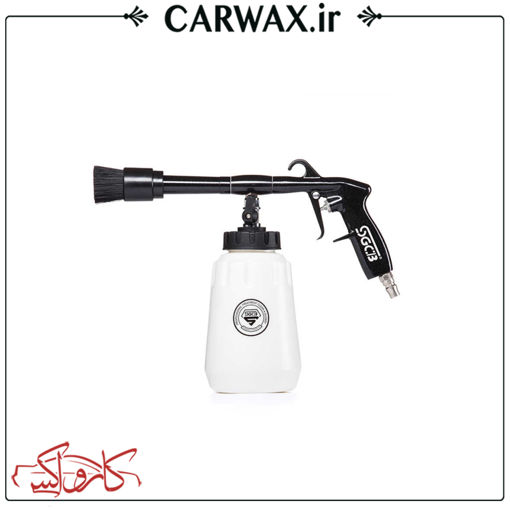 تفنگ تورنادوگان صفرشویی با مغزی فلزی خودرو اس جی سی بی SGCB Tornador Car Cleaning Gun Black Brush