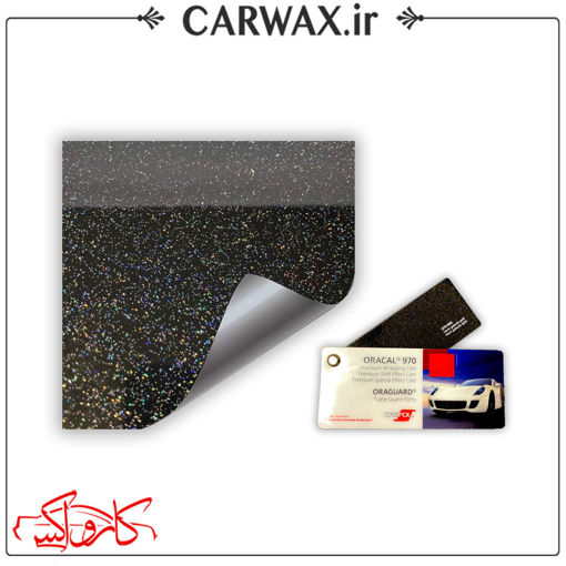 کاور رنگی بدنه خودرو مشکی کهکشانی براق اورافول Orafol Black Galactic Gold PR970-905