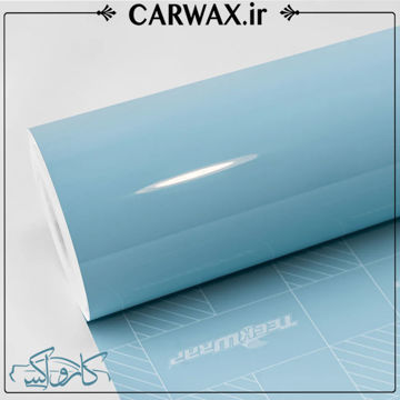 کاور رنگ بدنه خودرو آبی خنک براق تکرپ Teckwrap Cool Blue