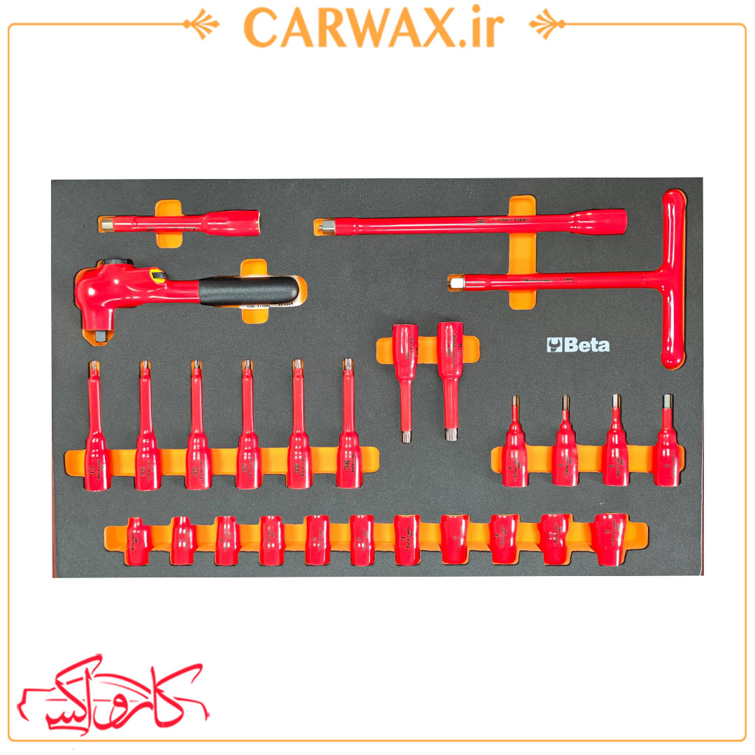 تصویر  میز ابزار 5 کشو به همراه ست 68 پارچه ابزار عایق برق 1000 ولت بتا beta ایتالیا