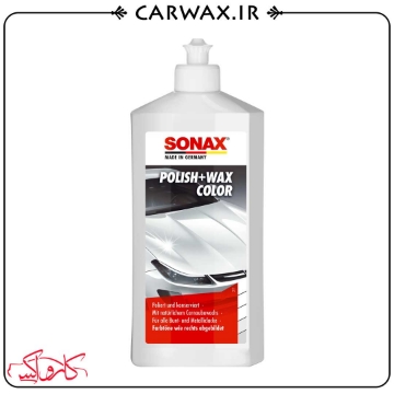 پولیش و واکس همرنگ سوناکس (سفید) Sonax Polish & Wax For White Car