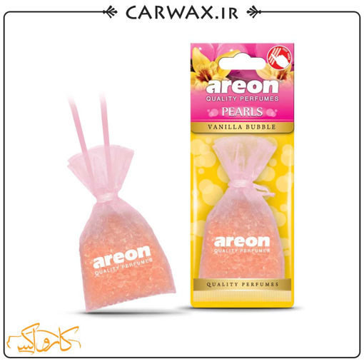خوشبو کننده خودرو وانیلا بابل آرئون پیرلس Areon Pearls Vanilla Bubble