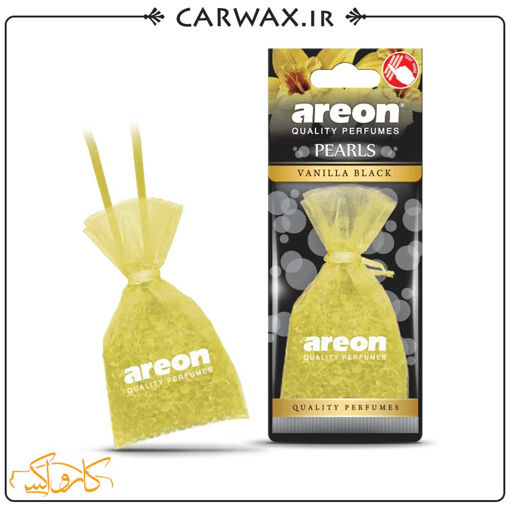 خوشبو کننده خودرو وانیلا بلک آرئون پیرلس Areon Pearls Vanilla Black