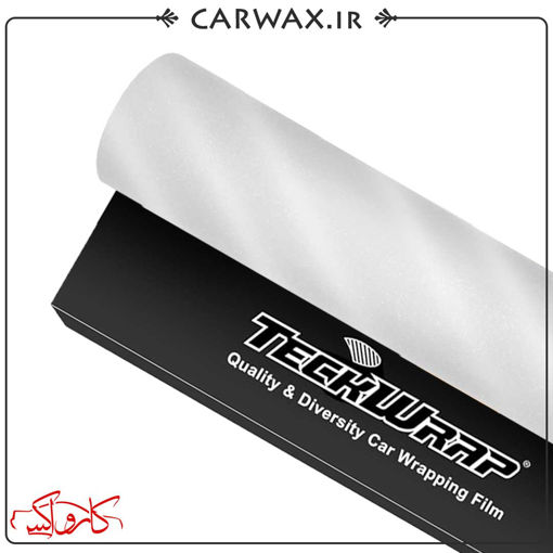 کاور رنگی بدنه خودرو سفید الماسی تکرپ Teckwrap Diamond White