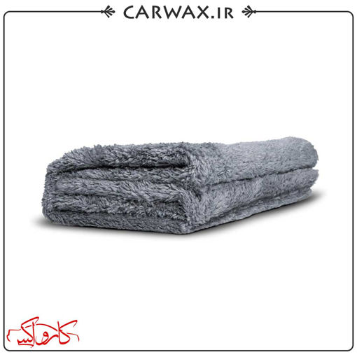 دستمال میکروفایبر خاکستری 40*40 آدامز Adams Borderless Gray Lite Plush Towel