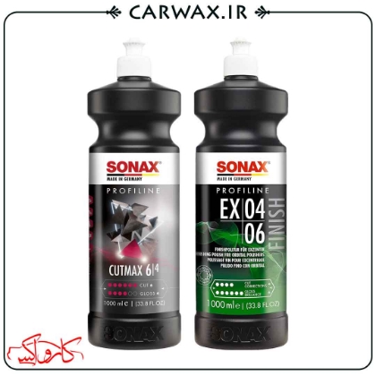 پک پولیش دو مرحله سوناکس Sonax Cutmax and EX04-06 Polish