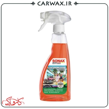 اسپری واکس و محافظ داشبورد کاکپیت رایحه هاوانا لاو مات سوناکس Sonax Cockpit Havana Love 500ml