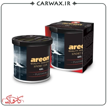 خوشبو کننده خودرو کنسروی پلاتینیوم آرئون ژل Areon Gel Sport Lux Platinum