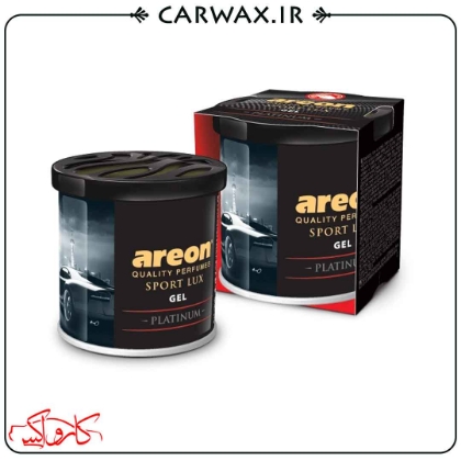 خوشبو کننده خودرو کنسروی پلاتینیوم آرئون ژل Areon Gel Sport Lux Platinum