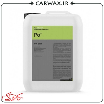 Koch Chemie Po Pol Star 5L مایع داخل شوی مخصوص پارچه، جیر و چرم خودرو گالن 5 لیتر کوکمی