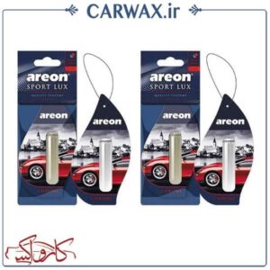 خوشبو کننده خودرو کروم آرئون مدل اسپرت لوکس بسته بندی دو عددی Areon Sport Lux Chrome
