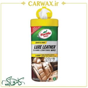 دستمال میکروفایبر 20*20 دیتیلینگ خودرو ترتل واکس Turtle Wax Luxe Leather Wipes