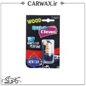 خوشبو کننده آویز چوبی کوئیک کلین Quick Clean Wood New Car