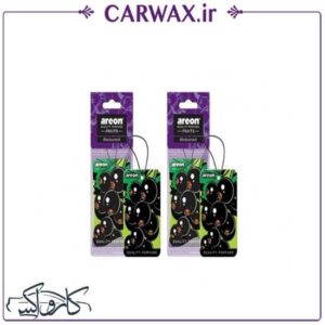 خوشبو کننده خودرو کارتی انگور آرئون بسته 2 عددی Areon Fruit Blackcurrant