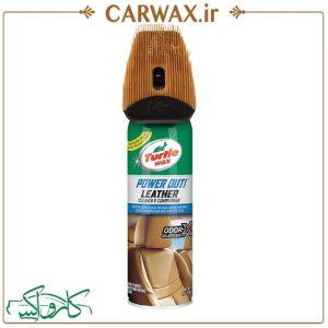 فوم فرچه دار پاک کننده و احیا کننده چرم ترتل واکس Turtle Wax power Out Leather