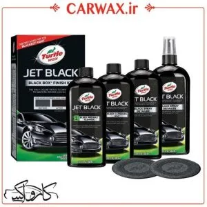کیت واکس و احیا کننده رنگ های مشکی و تیره خودرو ترتل واکس Turtle Wax Black Wax Finish Kit