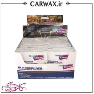پک چهل عددی شیشه شوی مخزنی خودرو کوئیک کلین Quick clean Glass Cleaner