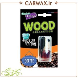 خوشبو کننده آویز چوبی کوئیک کلین Quick Clean Wood Coffee