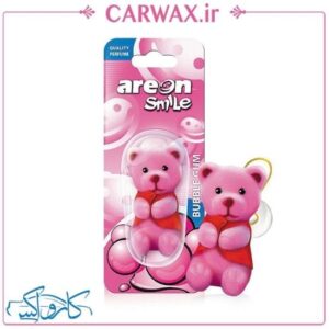 خوشبو کننده خودرو عروسکی آدامس بادکنکی آرئون اسمایل Areon Smile Bubble Gum