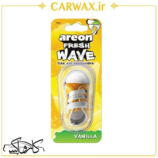 0001733_-areon-fresh-wave-vanilla_550 خوشبو کننده خودرو کفشی وانیل آرئون مدل فرش ویو Areon Fresh Wave Vanilla - Image 1