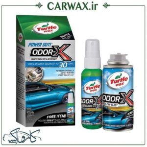 کیت تمیز کننده هوای داخل خودروی ترتل واکس  Turtle Wax Power Out Odor-X Whole Car Blast