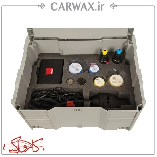 پک کامل دستگاه پولیش دسته بلند آیبرید (شارژی) روپس Rupes Ibrid HR81ML/BLX - Image 3