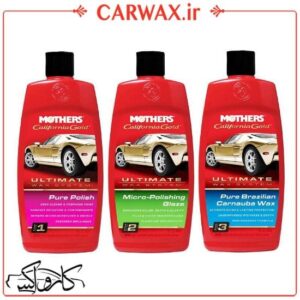 پکیج پولیش واکس سه مرحله ای مادرز Mothers Ultimate Wax System