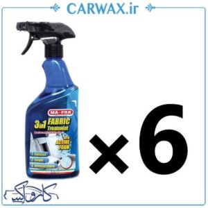 پک شش عددی جرم گیر و صفر شوی داخل خودرو 500 میلی لیتری مفرا Mafra Fabric 3 in 1