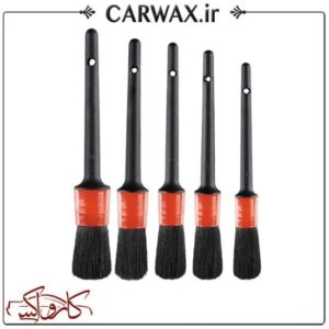 پک پنج عددی ببرس و قلم تمیز کننده دیتیلینگ اس پی تی ای SPTA Detailing Brush