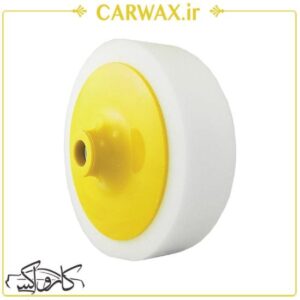 پد پولیش نیمه زبر همراه با صفحه نگهدارنده مخصوص دستگاه روتاری
