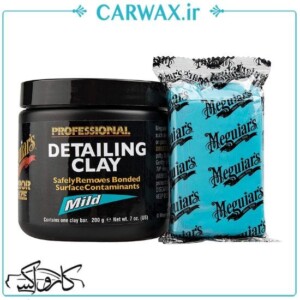 خمیر کلی بار 200 گرمی مگوایرز Meguiars Mirror Glaze Clay Mild