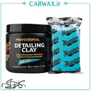 خمیر کلی بار 200 گرمی مگوایرز Meguiars Mirror Glaze Clay Mild