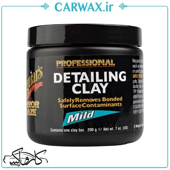 خمیر کلی بار 200 گرمی مگوایرز Meguiars Mirror Glaze Clay Mild - Image 2