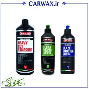 پکیج پولیش های سه مرحله ای مفرا Mafra Polish and Wax Package