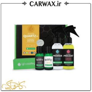 کیت پوشش نانوسرامیک خودرو دو جزئی آی جی ال 60 میلی لیتر مدل IGL Coating Quartz Plus