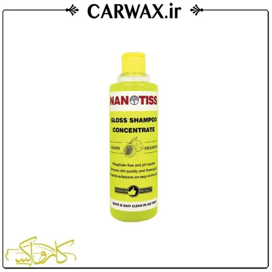 شامپو براق نیم لیتری غلیظ نانوتیس Nanotiss Gloss Shampoo - Image 1