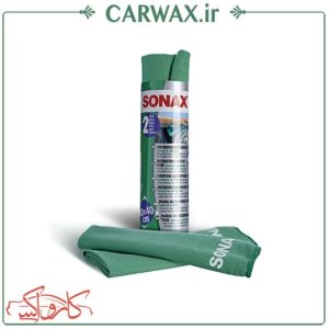 دستمال میکروفایبر نرم 40*40 سوناکس Sonax Microfiber Cloths Pkg/2