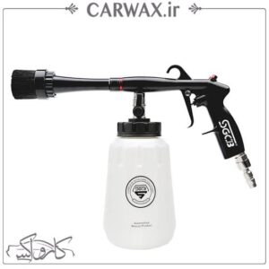 تفنگ تورنادو گان صفر شویی مخزن دار بادی خودرو اس جی سی بی SGCB Tornador Car Cleaning Gun Black Brush