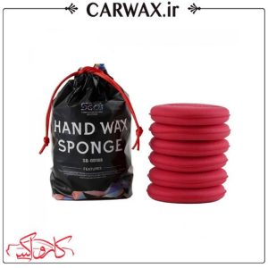 پد کاربردی اسفنجی 6 عددی اس جی سی بی SGCB Wax Car Applicator Pads